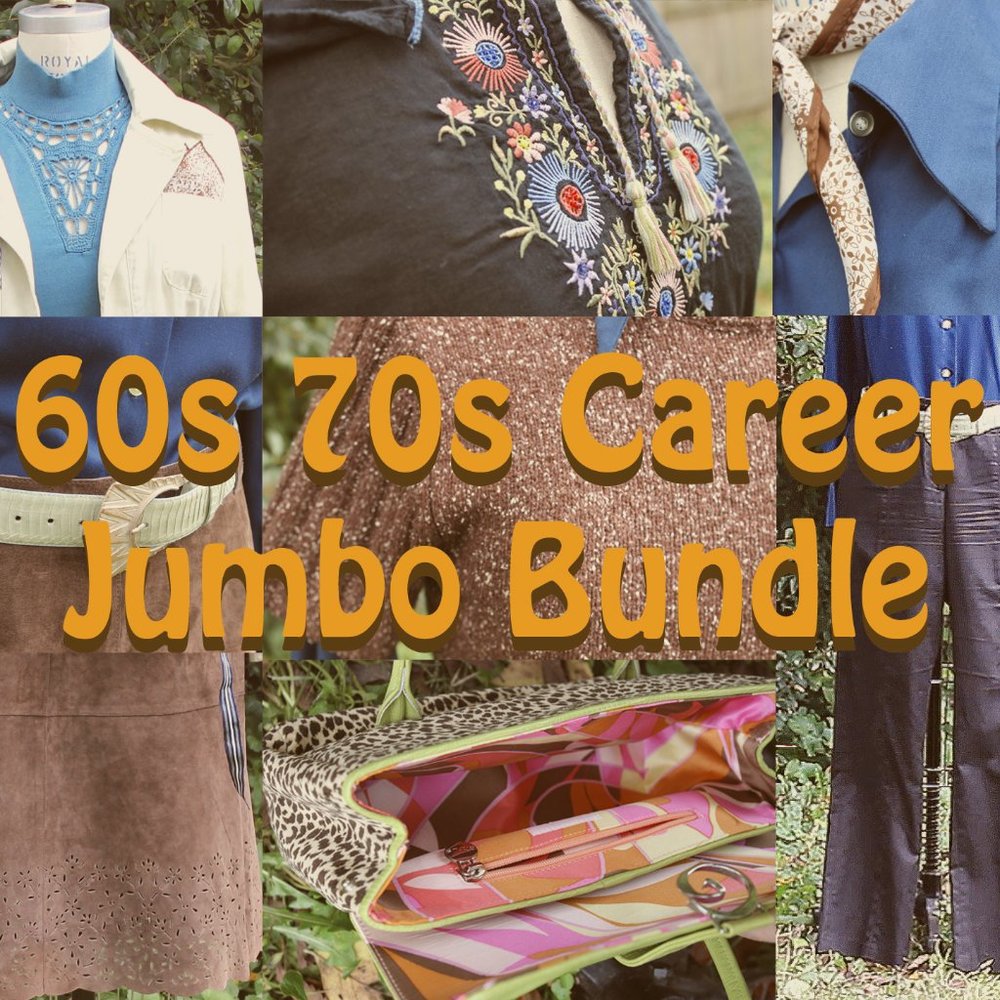 60s 70s Vintage Styled Career Bundle Sz Medium